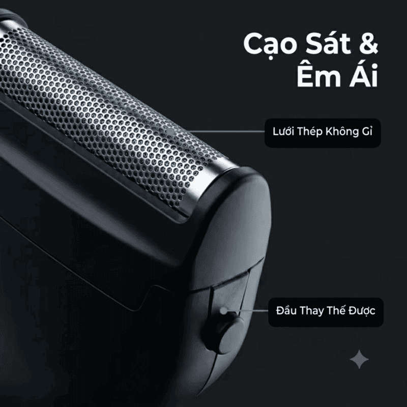 Máy Tỉa Râu, Cạo Lông Toàn Thân VGR V-361 Cho Nam