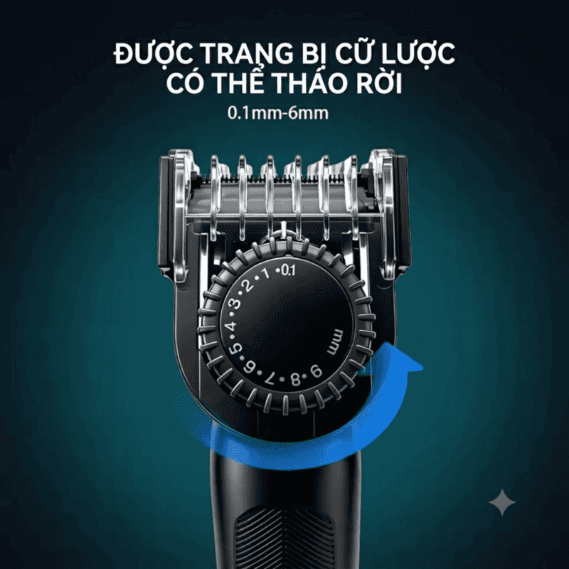 Máy Tỉa Râu, Cạo Lông Toàn Thân VGR V-361 Cho Nam