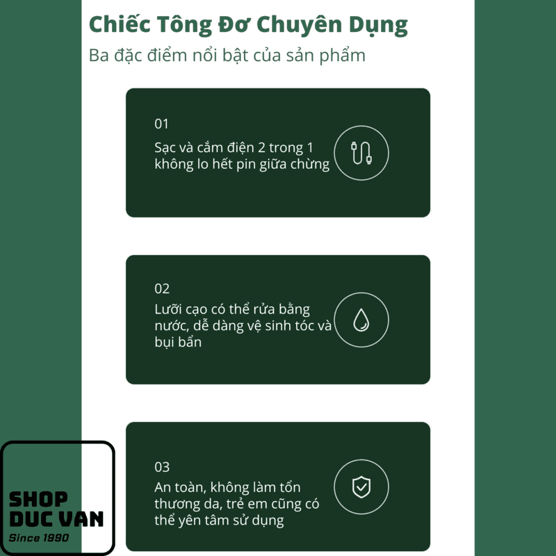 Máy Tỉa Râu Tông Đơ Cắt Tóc VGR V-052 Sạc USB Nhỏ Gọn, Hiệu Năng Vượt Trội