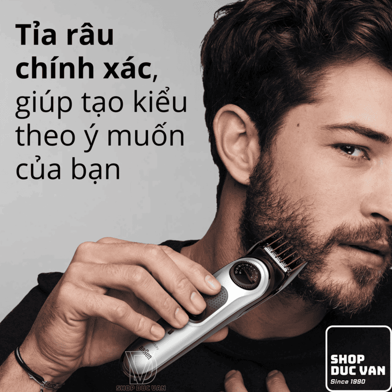 Braun All-In-One AIO 5490 Multi-Functional Beard Trimmer – Waterproof Hair Clipper & Body Groomer with 9 Premium Shaving and Trimming Attachments