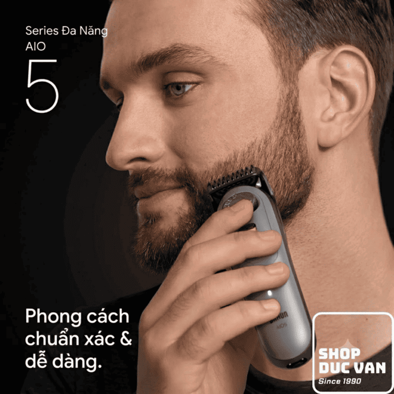 Braun Series 5 All-in-One Style Kit AIO 5510 Electric Trimmer for Beard, Hair, Ear, Nose & Body Grooming
