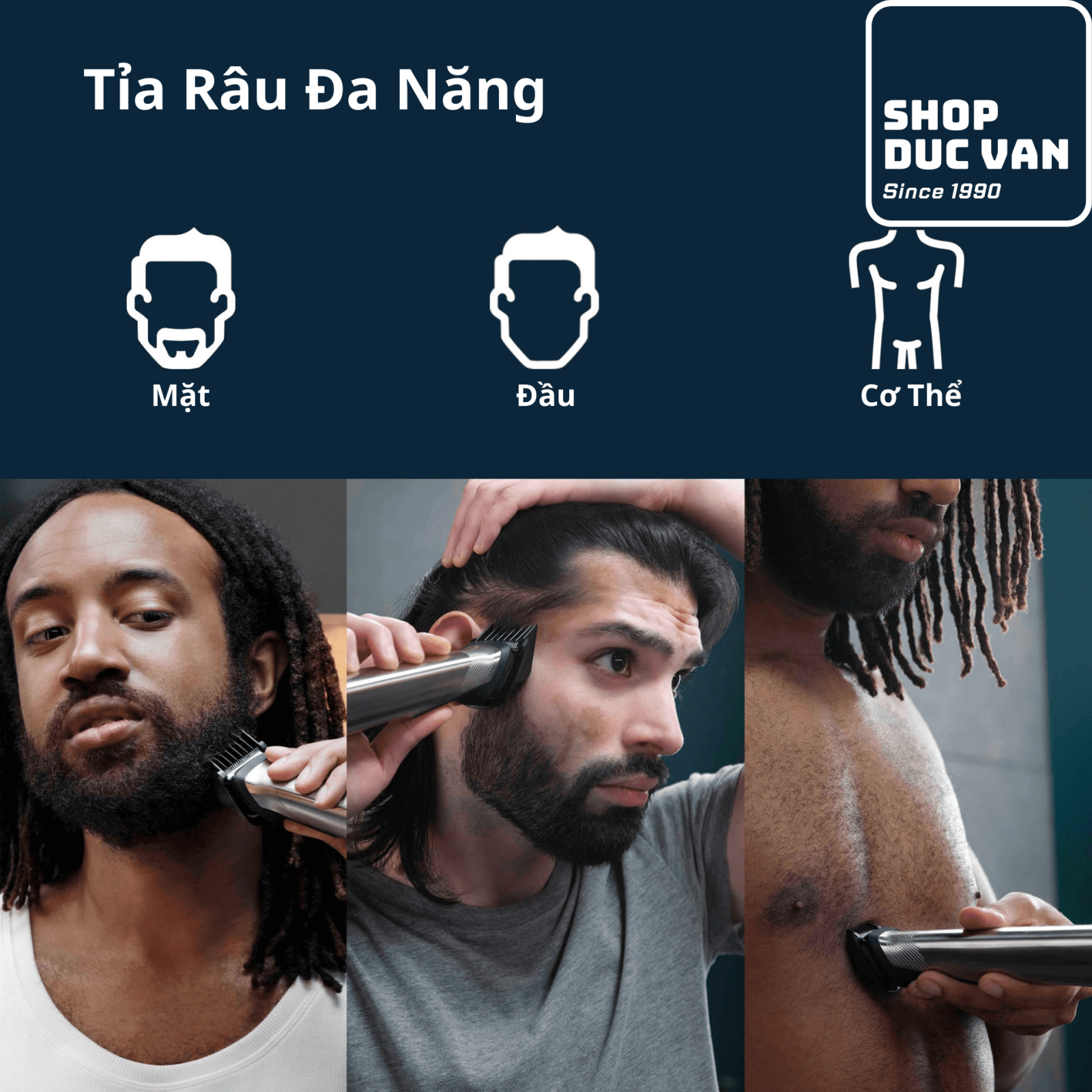 Philips Norelco Multigroom Series 7000 Men Grooming Kit with Trimmer for Beard, Head, Hair, Body, Groin, and Face