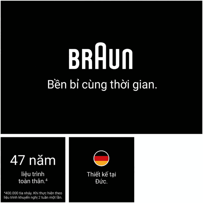 Máy Triệt Lông Braun Skin i·Expert IPL PL7219 Pro 7 (Kèm 4 Đầu Triệt & Máy Tỉa Lông Mặt)