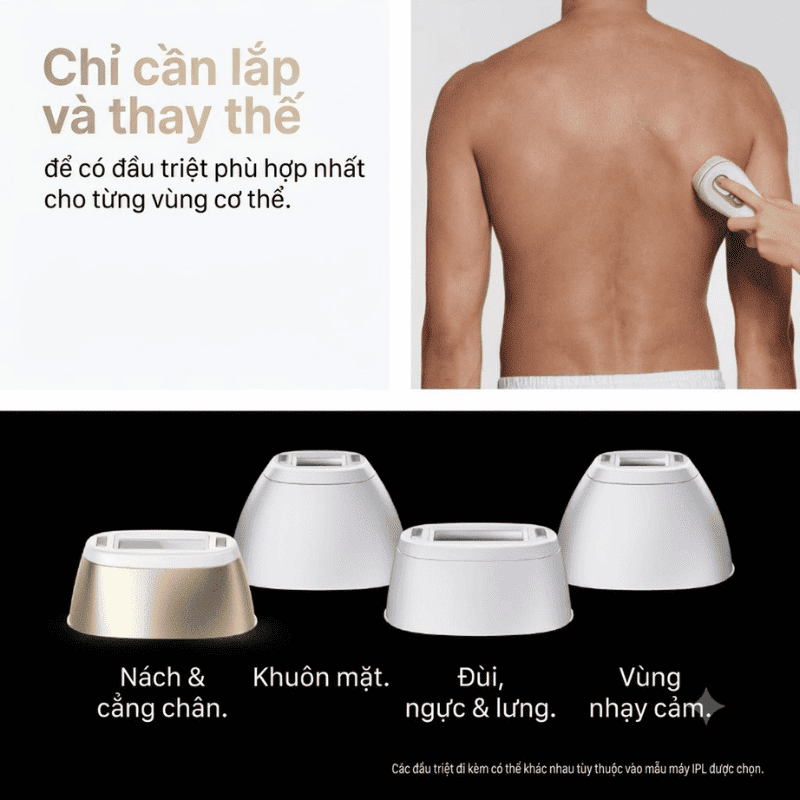Máy Triệt Lông Cầm Tay Braun Silk-expert Pro 5 PL5137 - Triệt Lông Cá Nhân IPL Tại Nhà Chính Hãng