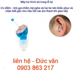 Máy trợ thính nhét tai bỏ trong lỗ tai 901z