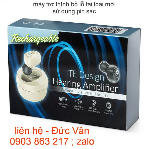 máy trợ thính nhét tai bỏ trong tai 1607