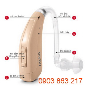 Máy trợ thính móc tai Siemens(Signia Fast P )