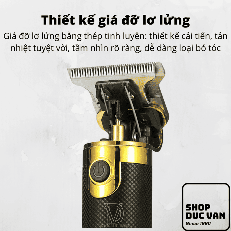 Tông Đơ Cắt Tóc VGR Chấn Viền Khắc Kiểu, Bấm Viền, Tỉa Râu, Tạo Kiểu Râu Chuyên Nghiệp