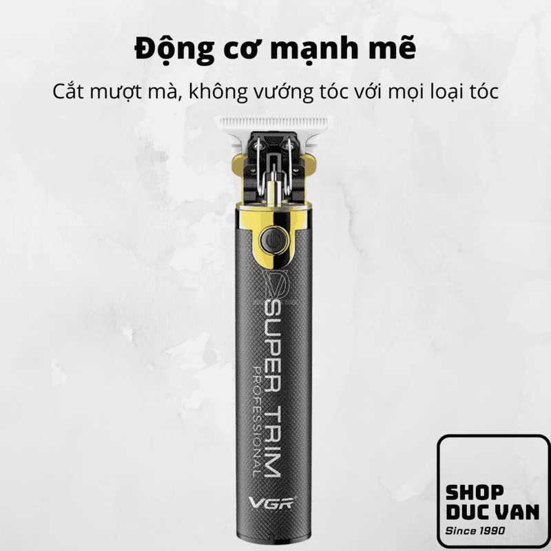 Tông Đơ Cắt Tóc VGR Chấn Viền Khắc Kiểu, Bấm Viền, Tỉa Râu, Tạo Kiểu Râu Chuyên Nghiệp