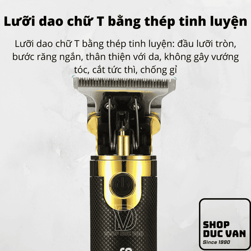 Tông Đơ Cắt Tóc VGR Chấn Viền Khắc Kiểu, Bấm Viền, Tỉa Râu, Tạo Kiểu Râu Chuyên Nghiệp