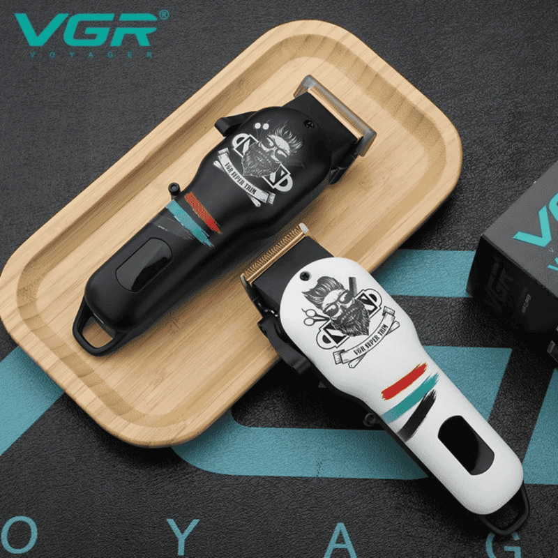 Tông Đơ Cắt Tóc Chuyên Nghiệp VGR V-699, Lưỡi Thép Phủ Titanium