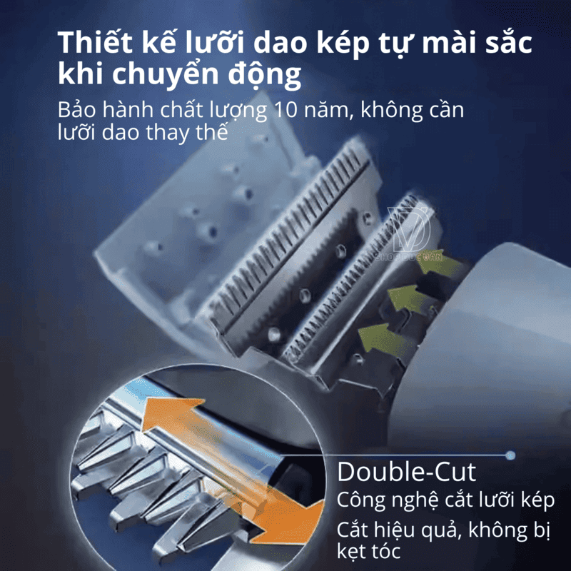 Tông Đơ Cắt Tóc Philips HC3688 Chính Hãng, Sạc Type C
