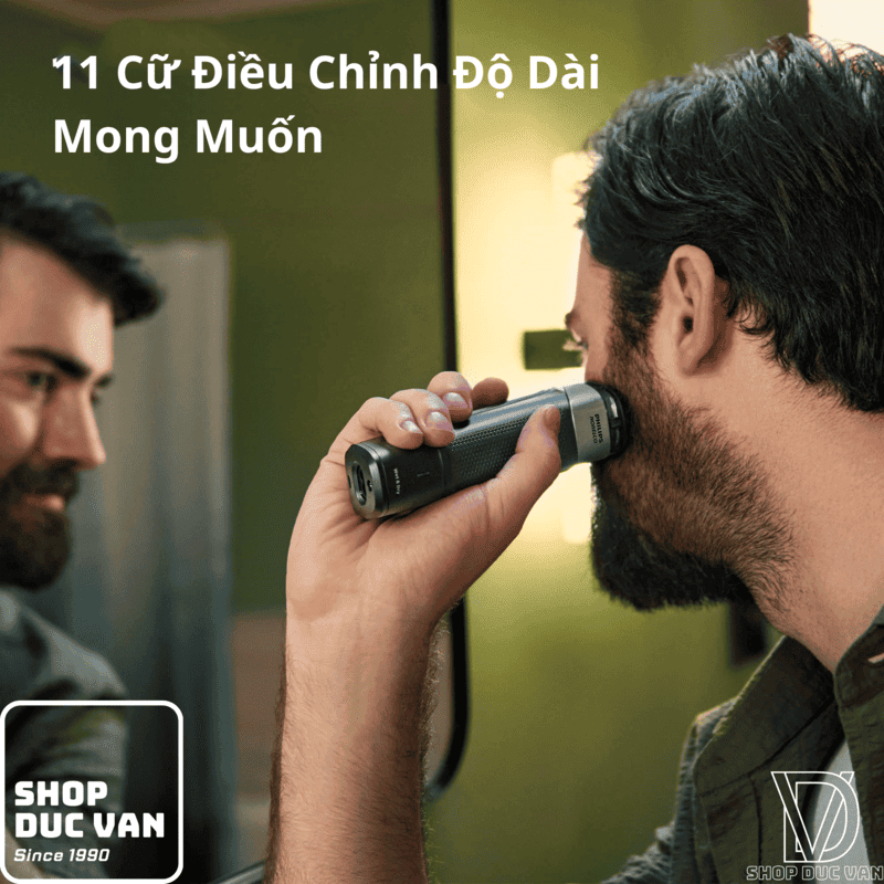 Tông Đơ Đa Năng Philips Norelco Multigroom Series 5000 MG5910 Tỉa Râu, Tóc Và Toàn Thân 18 Phụ Kiện
