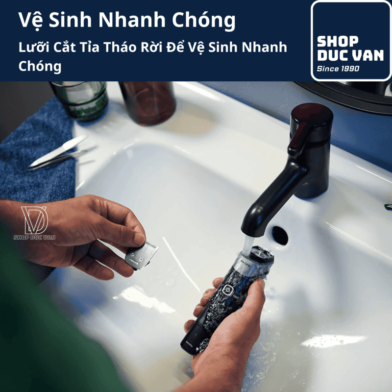 Tông Đơ Đa Năng Philips Norelco Multigroom Series 5000 MG5910 Tỉa Râu, Tóc Và Toàn Thân 18 Phụ Kiện
