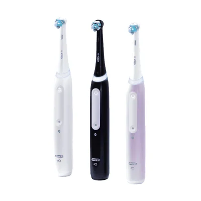 Bàn Chải Điện Oral-B iO4 Công Nghệ Vi Rung Bảo Vệ Nướu, 4 Chế Độ