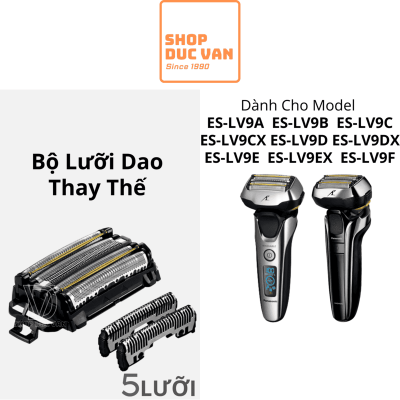 Bộ Màng Lưới Lưỡi Cắt Thay Thế Panasonic Dùng cho Lamdash 5 ES-LV9A ES-LV9B ES-LV9C ES-LV9D