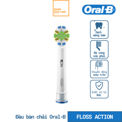 Đầu Bàn Chải Điện Oral-B FlossAction Cho Kẽ Răng Sạch Và Sâu