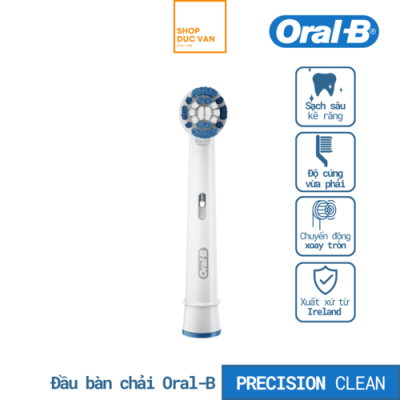 Đầu bàn chải Oral-B Precision Clean, sạch gấp 5 lần