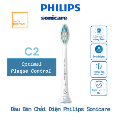Đầu Bàn Chải Điện Philips Sonicare C2 Optimal Plaque Control