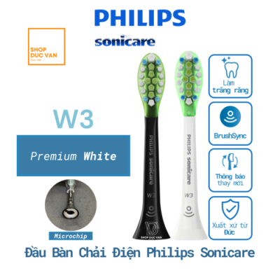 Đầu Bàn Chải Điện Cao Cấp Philips Sonicare W3 Premium White
