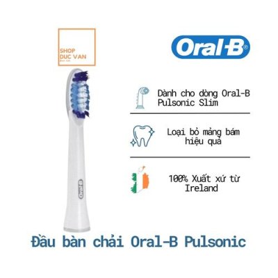 Đầu Bàn Chải Thay Thế Pulsonic Dùng Cho Máy Bàn Chải Oral-B Pulsonic Slim
