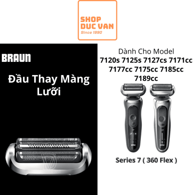 Đầu Cạo Braun 74S Thay Thế Máy Cạo Râu Braun Series 7 7120s 7125s 7127cs 7171cc 7177cc 7175cc