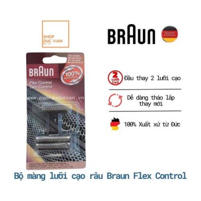 Màng Lưỡi Dao Máy Cạo Râu Braun Flex Control 4000 4005 4010 4015 4500 4501 4502 4503 4504 4505 4508 4509 4510 4515 4516 4520 4525
