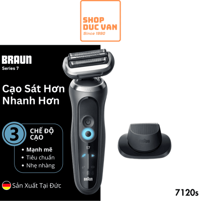 Máy Cạo Râu Braun Series 7 7120s Cạo Ướt & Khô