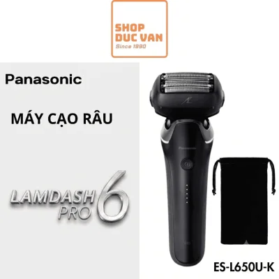 Máy Cạo Râu Cao Cấp Panasonic ES-L650U Lamdash PRO 6 Cạo Râu Rậm Tận Gốc, Đầu Cạo 5D Ôm Sát Cho Da Nhạy Cảm, Chống Nước IPX7, Sạc Type-C