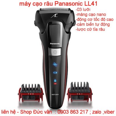 Máy cạo râu panasonic ES LL41, 3 Lưỡi Dao