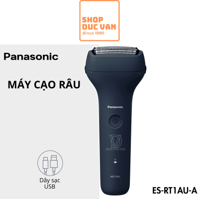 Máy Cạo Râu Panasonic ES-RT1AU, 3 Lưỡi Chống Nước, Cạo Khô Và Ướt