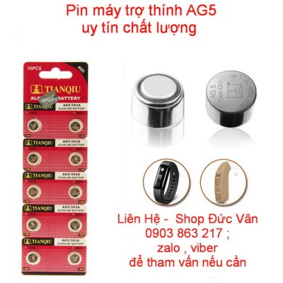Pin máy trợ thính AG5 TIANQIU