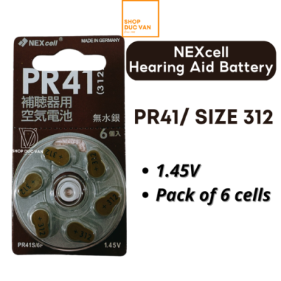 Pin Máy Trợ Thính Pin PR41 NEXcell  size 312