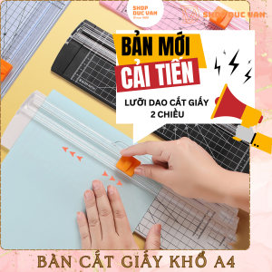 Bàn Cắt Giấy Mini A4 - Dụng Cụ Cắt Giấy Tiện Lợi, Nhỏ Gọn
