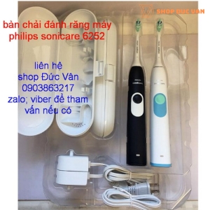 bàn chải đánh răng máy philips HX6252