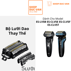 Panasonic Bộ Lưỡi & Màng Lưới Thay Thế Máy Cạo Râu 5 Lưỡi ES-LV5B ES-CLV5E ES-CLV5F ES-CLV5T