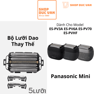Panasonic Shaver Replacement Foil and Blade Set (Made in Japan) Compatible with Mini Shavers ES-PV3A, ES-PV6A, ES-PV70, ES-PVHF