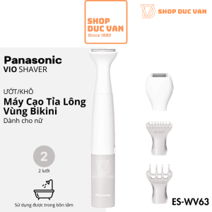 Máy Cạo Tỉa Lông Vùng Bikini Panasonic ES-WV63 Chống Nước IPX7, Cạo Khô và Ướt