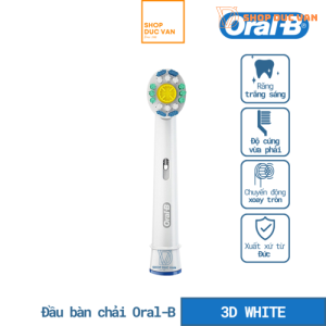 Đầu Bàn Chải Điện Oral-B 3D White ( Pro White ) Cho Răng Trắng Sạch, Sáng Bóng