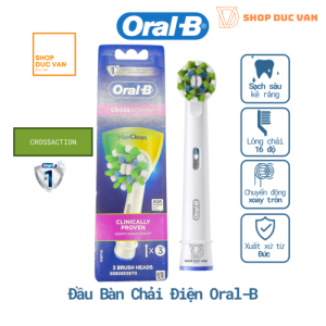Đầu Bàn Chải Điện Oral-B CrossAction Làm Sạch Sâu Kẽ Răng
