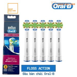 [ LOT OF 5 ] Oral-B FlossAction Electric Toothbrush Replacement Brush Heads Refill