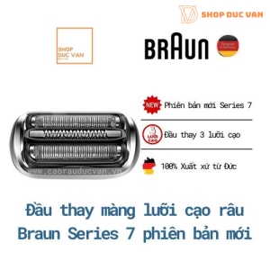 Đầu Thay Màng Lưỡi Máy Cạo Râu Braun Series 7 Phiên Bản Mới 7089cc 7085cc 7075cc 7071cc 7027cs 7025s 7020s