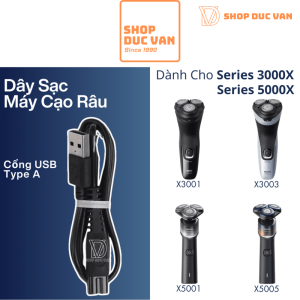 USB Charging Cable Philips Shaver 3000X Series & 5000X Series Genuine X3001 X3003 X3052 X5002 X5003 X5004 X5005 X5007 X5009