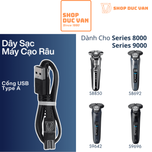 USB Charging Cable Philips Shaver 8000 Series & 9000 Series Genuine S8692 S8697 S8850 S9642 S9647 S9696 S9697
