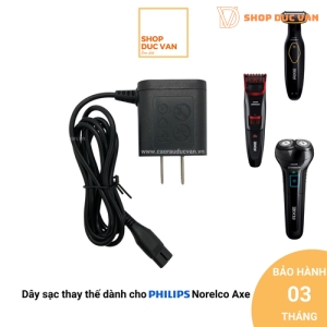 Dây sạc thay thế dành cho Philips Norelco Axe XA2029 XA2029 XA4003 XA913 XA913, sạc máy cạo râu, sạc tỉa râu Philips