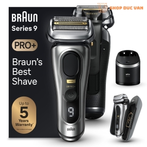 Máy Cạo Râu Braun Series 9 Pro+ 9575cc Kèm Cốc Sạc Rửa Vệ Sinh 6in1 
