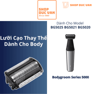 Đầu Lưới Cạo Thay Thế Philips Bodygroom Series 5000 Dùng Cho BG5025 BG5021 BG5020