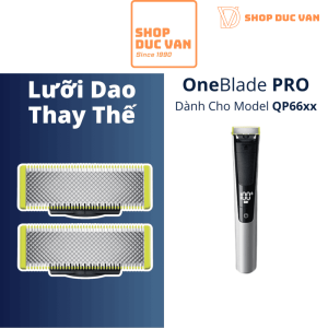 Lưỡi Dao Cạo Râu Philips OneBlade Original Thay Thế  Tương Thích Series QP6620 QP6650 