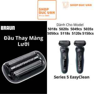 Braun 54B Shaver Head for Braun Series 5 models 5018s 5020s 5035s 5049cs 5050cs 5118s 5120s 5150cs