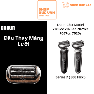 Đầu Cạo Thay Thế Braun 73S Dùng cho Máy Cạo Râu Braun Series 7  Thế Hệ Mới 7085cc 7075cc 7020s